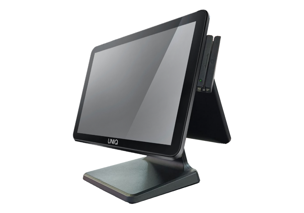 Point Of Sale POS UNIQ-11 Double Screen With MSR 7th GEN Intel Core i5, 8GB RAM, 250GB SSD, 15.6" + 12" Dual Screen, Wi-Fi & Bluetooth w/ Speaker