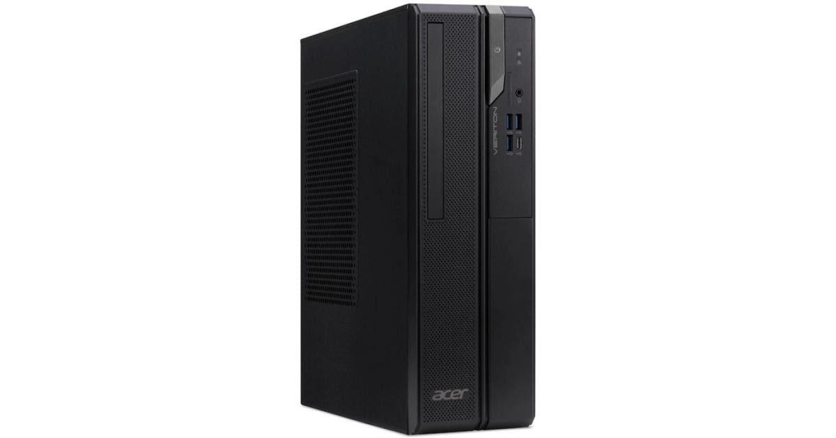 Acer Veriton X2722G SFF Compact Tower Business Desktop, 14th Gen Intel Core i7-14700, 8GB DDR5 Memory, 512GB M.2 PCIe NVME SSD w/ Wifi+Bluetooth, 180W Bronze PSU (3 Years Warranty)