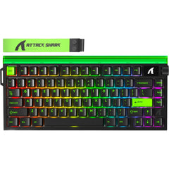 ATTACK SHARK R85 HE 75% Wired Magnetic Gaming Keyboard Fluorescent Green