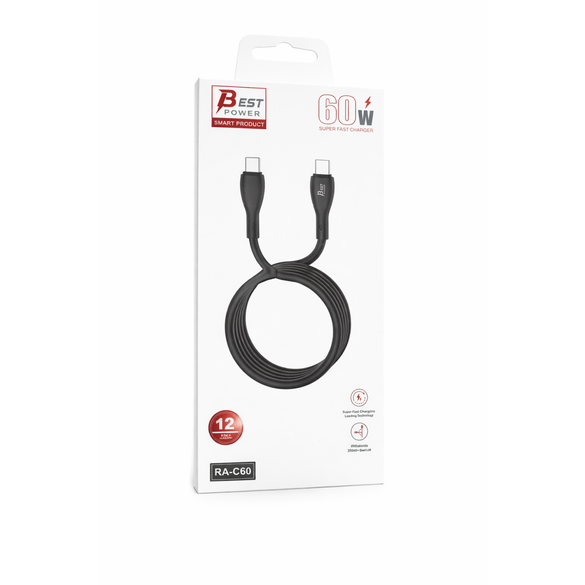 Beat Power 60W Cable Charging and DATA (RA-C60) Beat Power 60W Cable Charging and DATA (RA-C60)