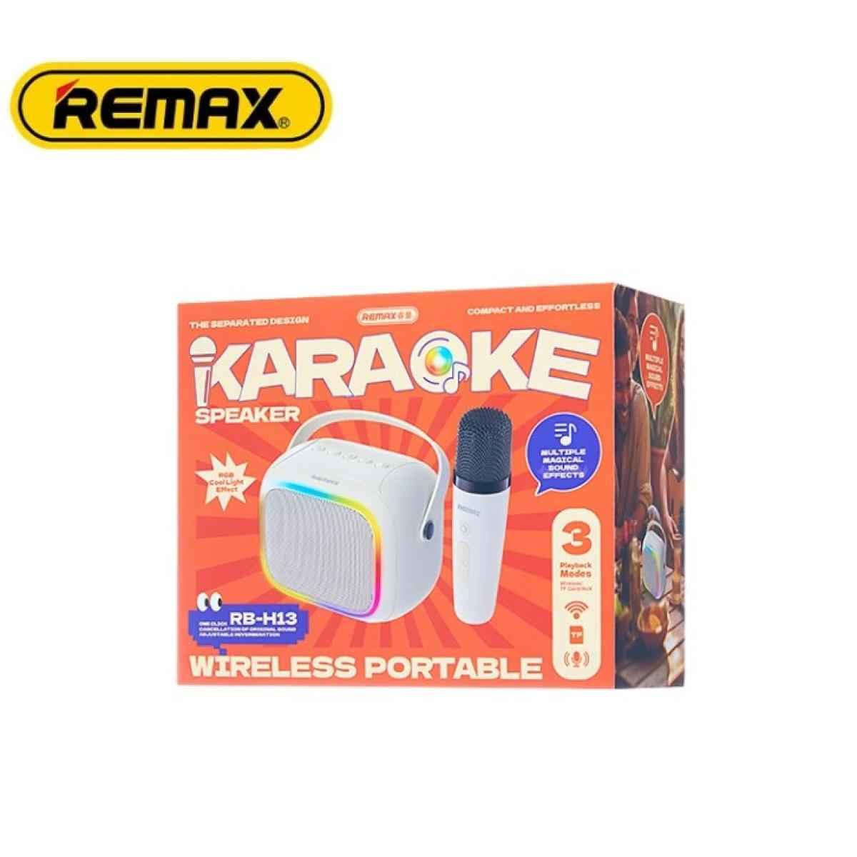 Remax RB-H13 RGB Wireless Portable Karaoke Speaker wth Mic