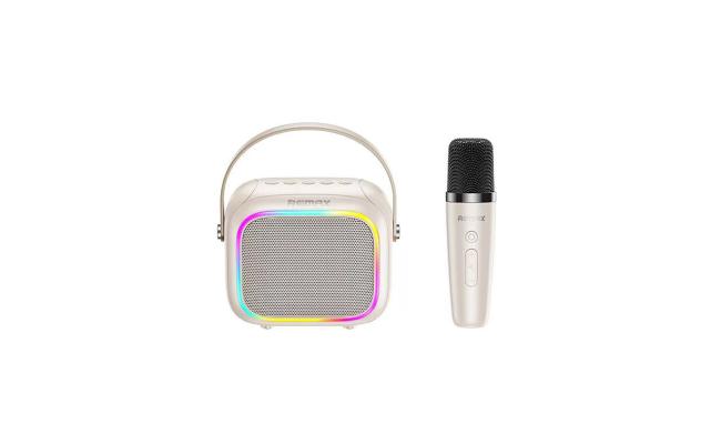 Remax Rb H13 Rgb Wireless Portable Karaoke Speaker Wth Mic