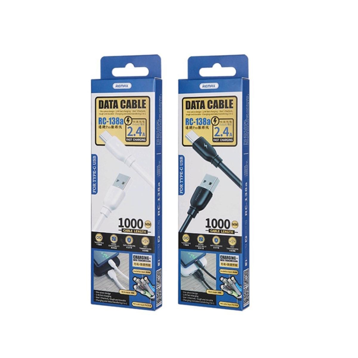 Remax RC-138A Charging Cable Smart Data Cable for (Type-C)