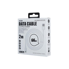Remax RC-183A Fast Charging 6A 66W USB to Type-C Data Cable 2M 480 Mbps