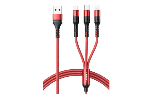 Remax Rc 186th 3 In 1 Charging Cable