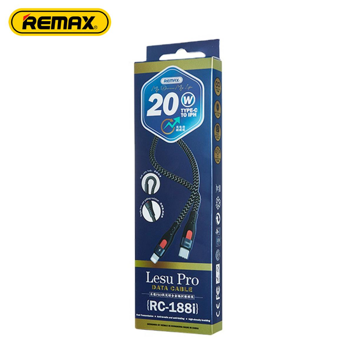 Remax RC-188i 20W Type-C to IPH Fast Charging Data Cable 1m