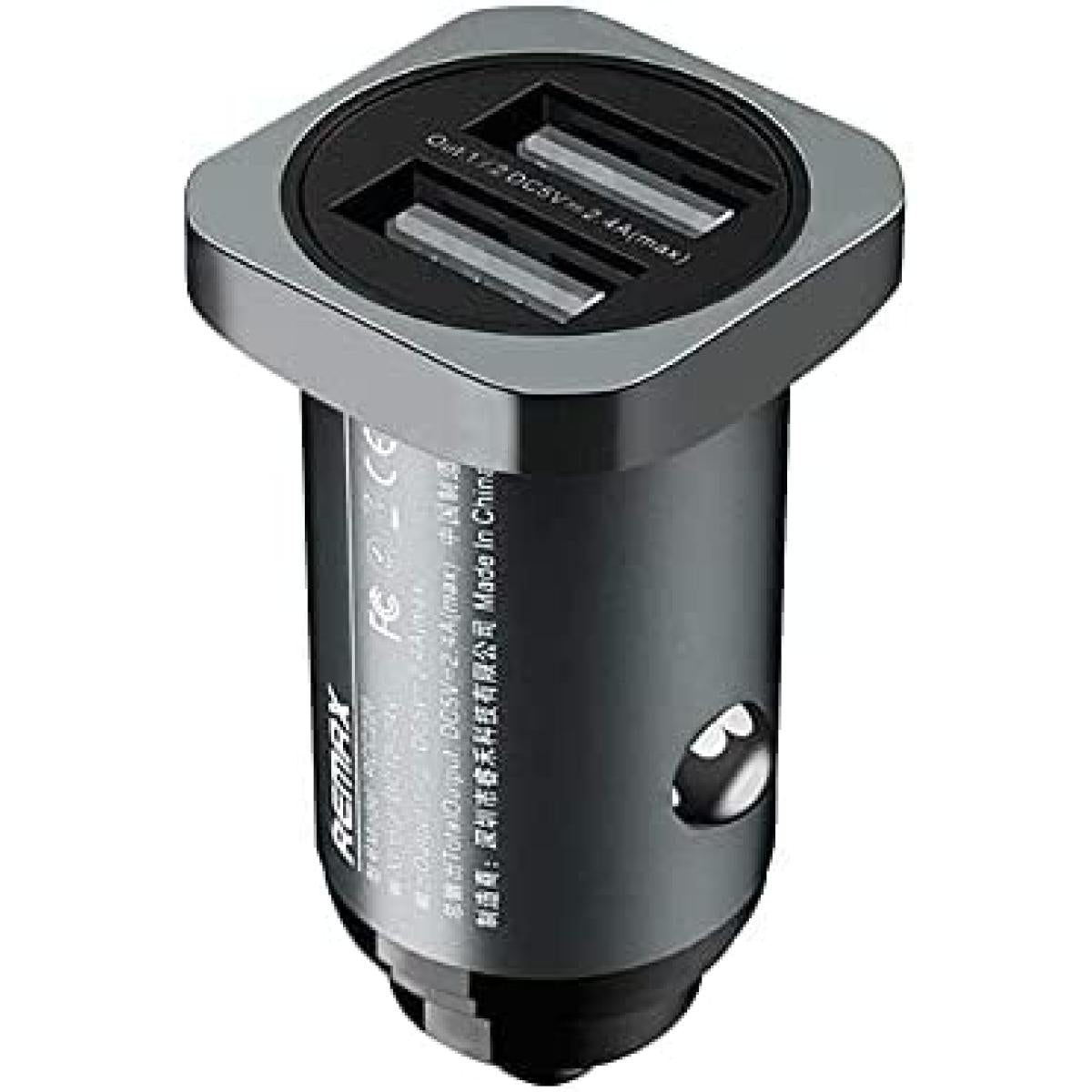 Remax RCC226 Car Charger with 2 Charging Ports - Black