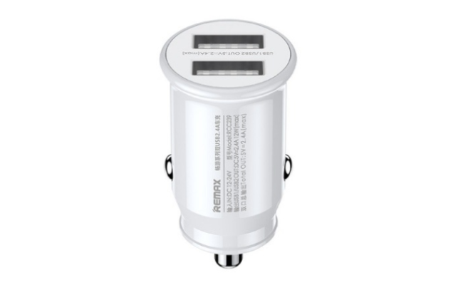 Remax RCC239 Car Charger 2.4a 2usb White