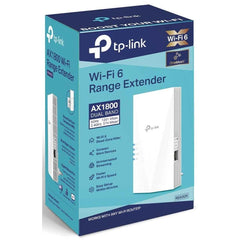 Tp Link Re600x Wifi 6 Ax1800 Extender Internet Booster, Covers Up To 1500 Sq.ft And 30 Devices, Dual Band Wireless Signal Booster Repeater, Gigabit Ethernet Port, Ap Mode, Onemesh Compatible