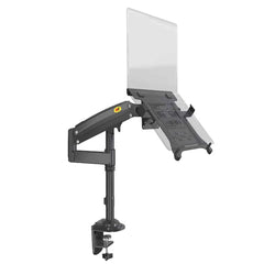 NORTH BAYOU H100 MONITOR STAND FOR 22-35-inch MONITORS WITH NORTH BAYOU FP-2 LAPTOP MOUNT