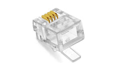 100 PRj11 Modular Plugs 6p4c For Solid Connectors - CompuMe