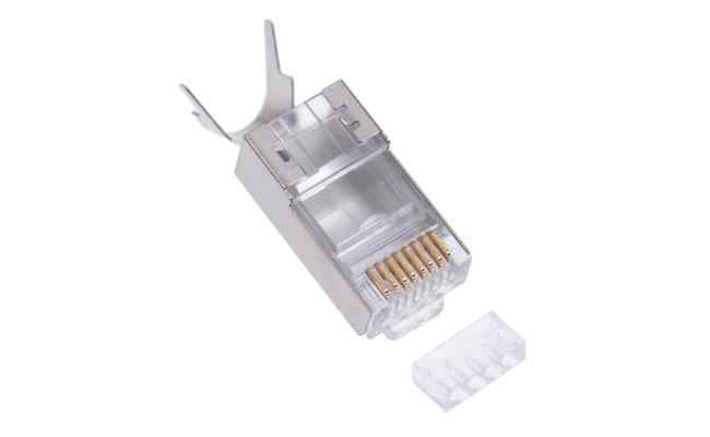 RJ45 Connector CAT7 10 Gbps Cable Network 1 P, data transfer, gold-plated connectors