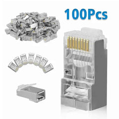 CFRHE CF-6P3100 RJ45 FTP Cat6 Connectors 100 pcs