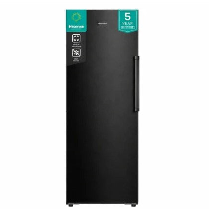Hisense 370L Upright Refrigerator Black