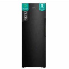 Hisense 370L Upright Refrigerator Black