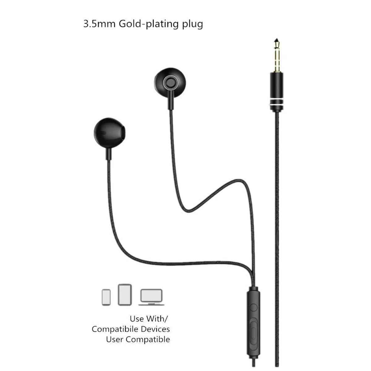 Remax RM-711 Wired In-ear Earphone 3.5mm