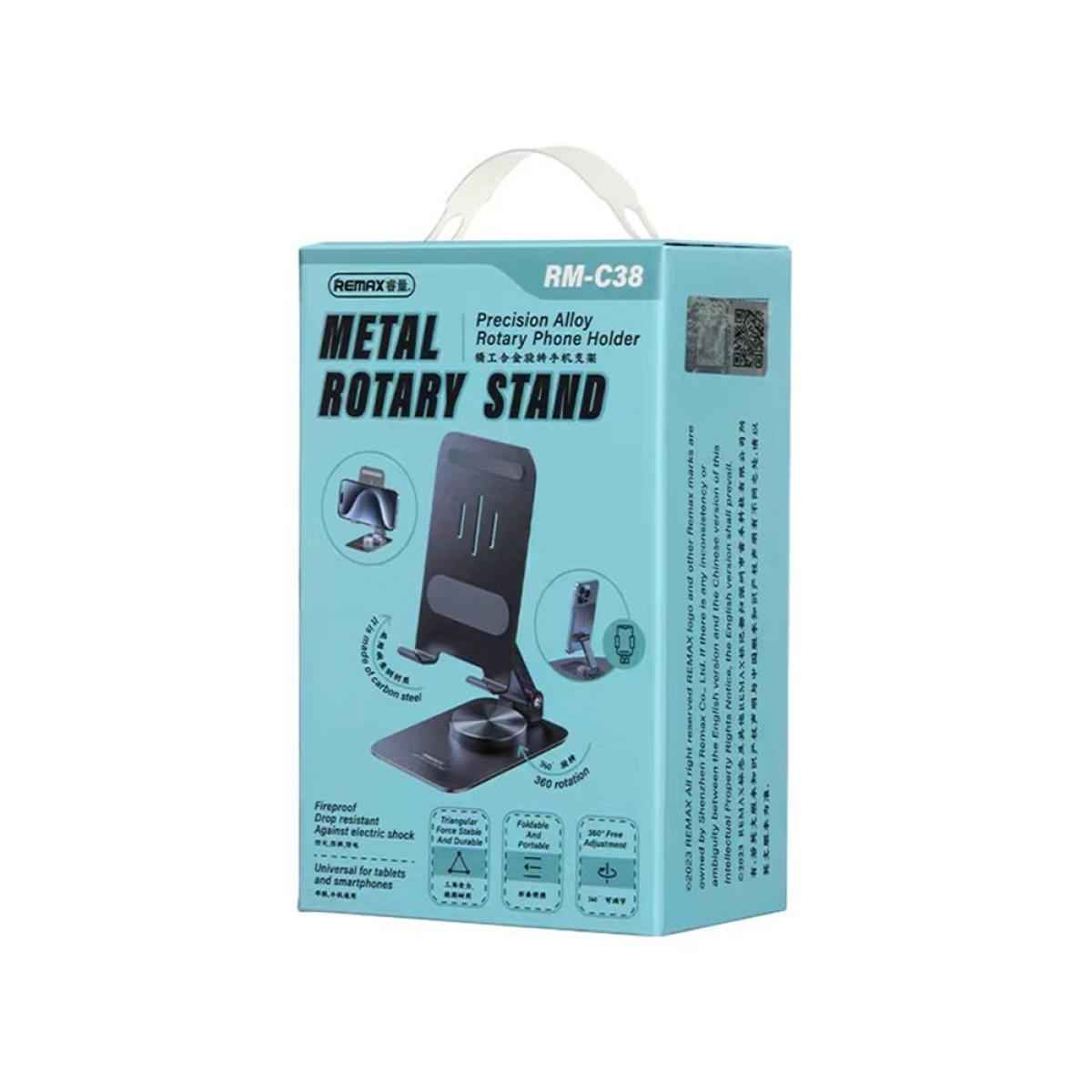 Remax RM - C38 Metal 360 Rotation Flodable Phone Holder