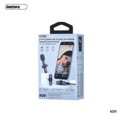 Remax K09 Ryusic Series One-to-One Live Stream Wireless Microphone -Type-C