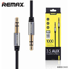Remax RM - L100 3.5mm Copper alloy body & TPE material Aux Audio Cable with cables