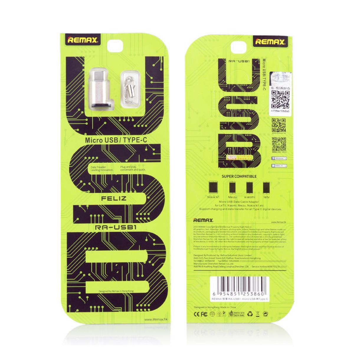 Remax RA-USB1 FELIZ MICRO-USB TO TYPE-C