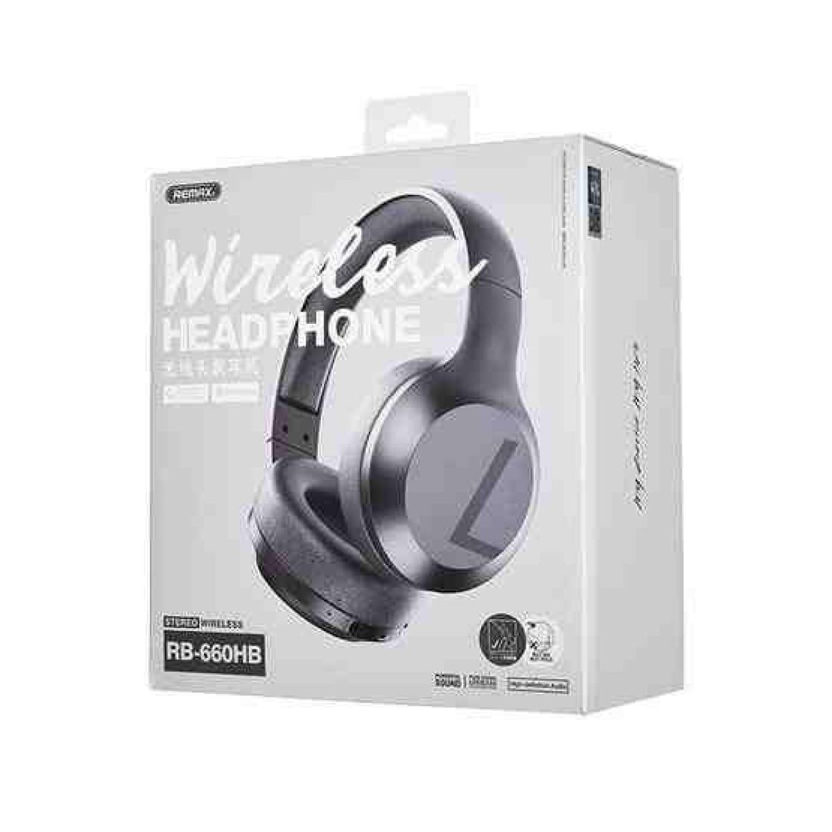 Remax RB-660HB Multifunctional Wireless Bluetooth Headset with 3.5mm Audio Cable