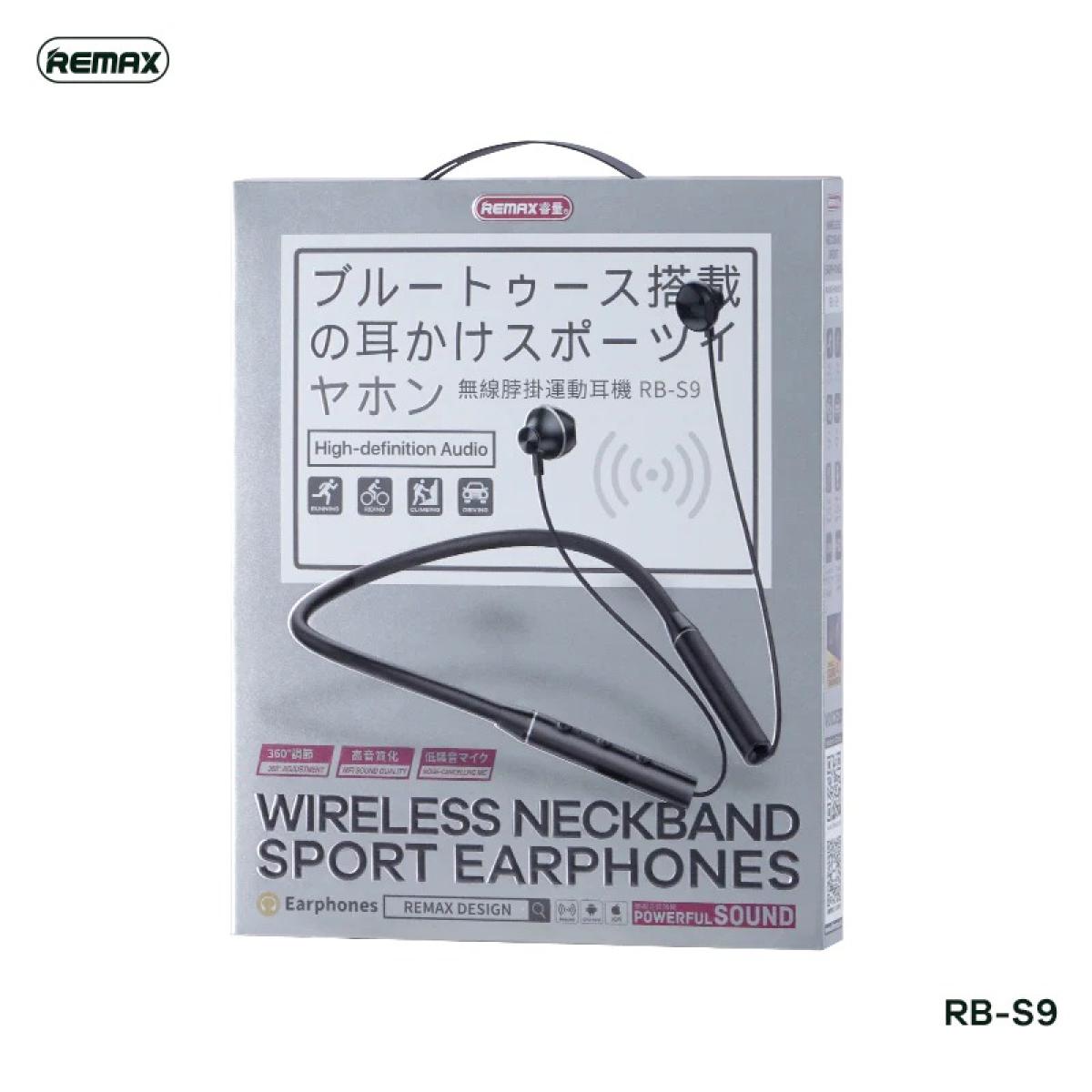 Remax RB-S9 Wireless Neckband Sport Earphone