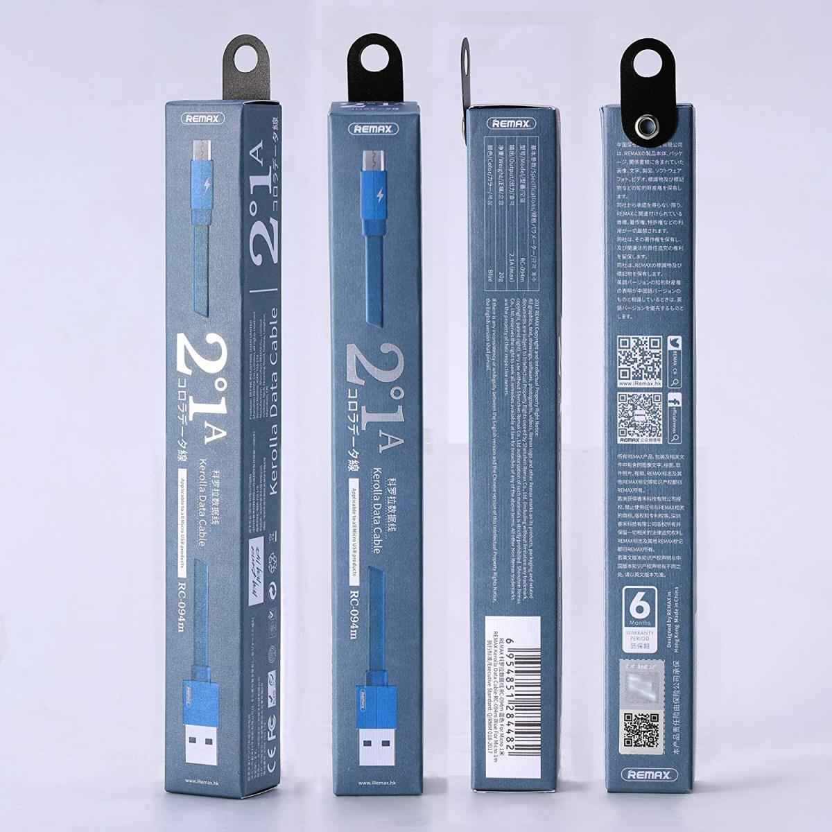 Remax RC-094M Micro USB Charging Data Cable-2M Remax RC-094M Micro USB Charging Data Cable-2M