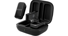 RØDE Wireless Micro - Compact Wireless Microphone, Two Mics with Charge Case for Smartphone Content Creation - USB-C, Black