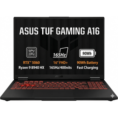 ASUS TUF Gaming A16 (2025) FA608PM NEW AMD Ryzen 9 8940HX 16-Cores w/ Nvidia RTX 5060 8GB DDR7 & 165Hz IPS Display - Jaeger Gray