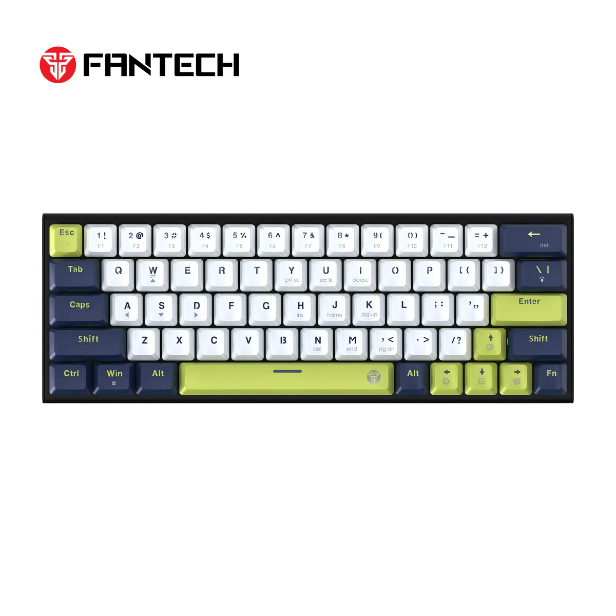 FANTECH ATOM63 MK874V2 MECHANICAL KEYBOARD MORI EDITION WHITE (Double-Shot ABS)