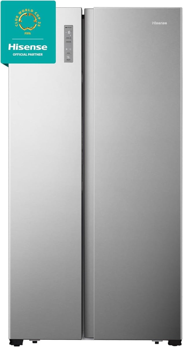Hisense Refrigerator RS3P725NAI - 541L - A+ - Two Doors - Stainless Steel - No Frost