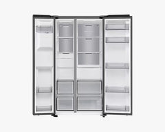 Samsung Side by Side Refrigerator A+, 617L, Black