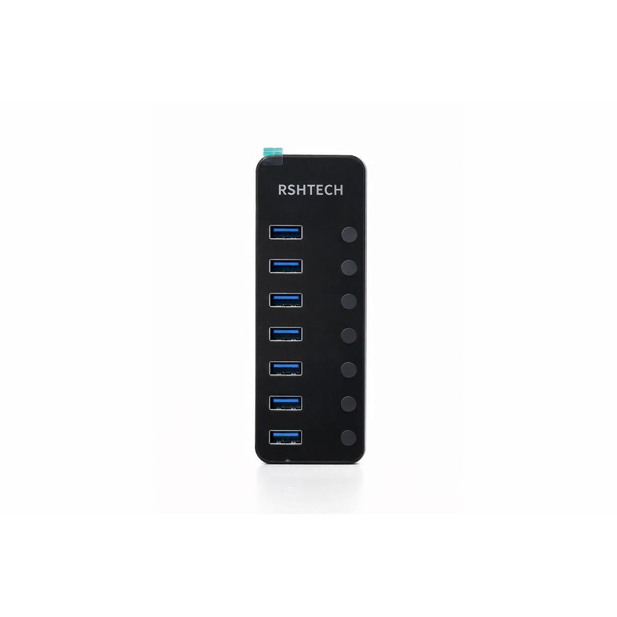 RSHTECH RSH-518 7 Port USB 3.0 Hub 5Gbps