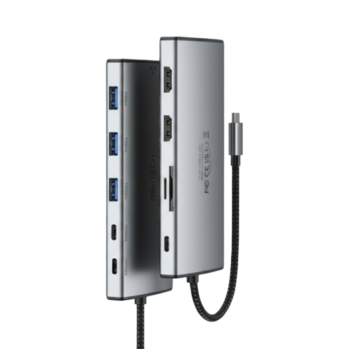 RSHTECH RSH-T11H 11-in-1 USB C Hub Multiport Adapte