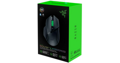 Razer Basilisk V3 X HyperSpeed Chroma RGB Wireless+Bluetooth Gaming Mouse, 7 Programmable Buttons, HyperSpeed Wireless, 5G Advanced 18K Optical Sensor - Black