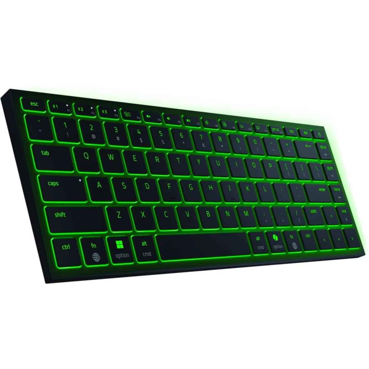 Razer Joro Low Profile Gaming Compa 75% Keyboard, Razer Ultra Low Profile Switches, Laser Etched Abs Keycaps, Bluetooth 5.0 Type C Conneivity, English Layout, Black
