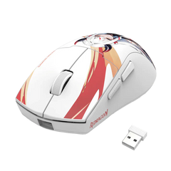 Redragon M918AK 3-Mode Wireless Gaming Mouse, 55G Lightweight 26K DPI Mouse w/Ergonomic Natural Grip Build, Full Programmable Buttons, Software Supports DIY Keybinds & DPI