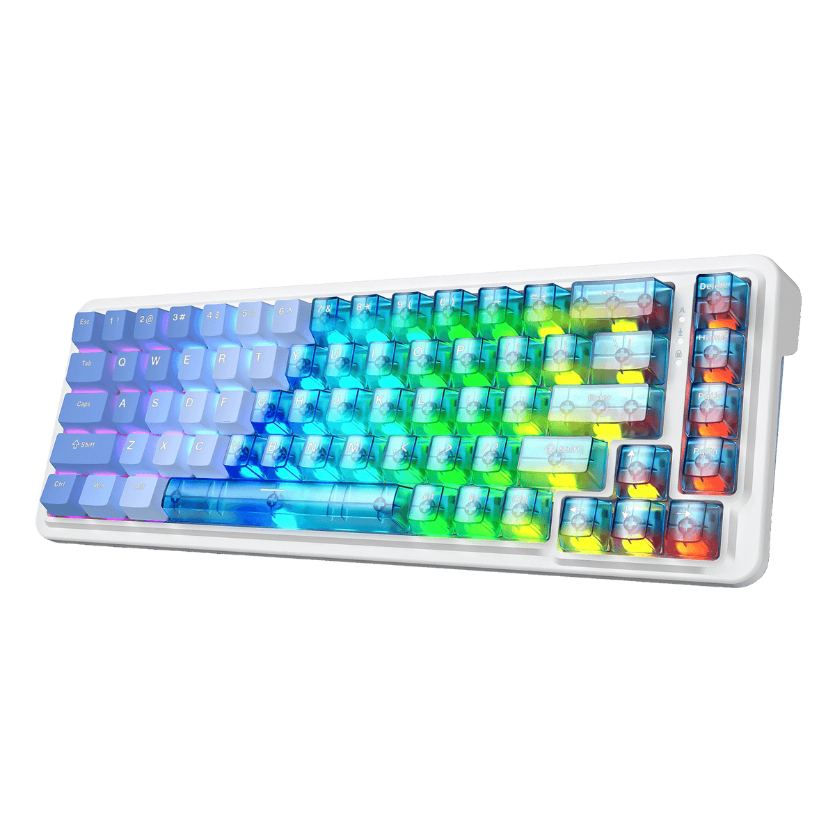 REDRAGON NOVA K709 HE Rapid Trigger Gaming Keyboard (Transparent Blue Keycaps)