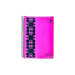 Bassile PolyPro 6 Subject Spiral Notebook