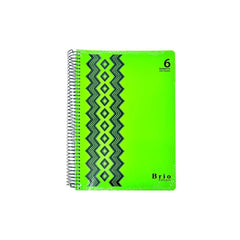 Bassile PolyPro 6 Subject Spiral Notebook