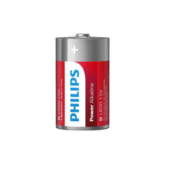 Philips Batteries Power Alkaline D (2 Pack)