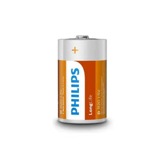 Philips Batteries Zinc D (2 Pack)