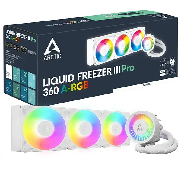 Arctic Freezer III Pro 360 A-RGB White Multi Compatible All-in-One CPU Liquid Cooler
