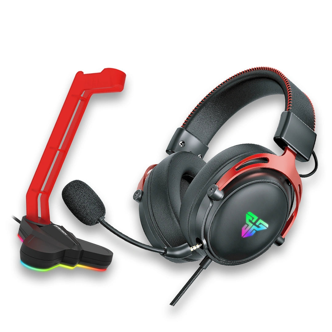 Fantech Bundle H 4 Hg31 Cruze 7.1 Surround Sound Gaming Headset + Ac3001s Rgb Headset Stand