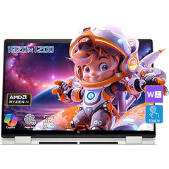 Hp Envy X360 14 (2024) 14 Fa0013dx New Amd Ryzen 5 8640hs 6 Cores Built In Ai 2 In 1 Touch Display W/ 360° Touch Display & Fast Charge Glacier Silver - CompuMe