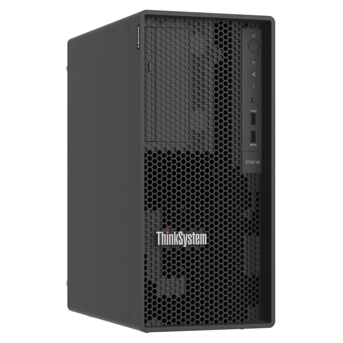 Lenovo ThinkSystem ST50 V3 Intel Xeon E-2434 up to 5.0GHz 4-Cores w/ 32GB Memory & 2x 960GB Lenovo Enterprise SSD
