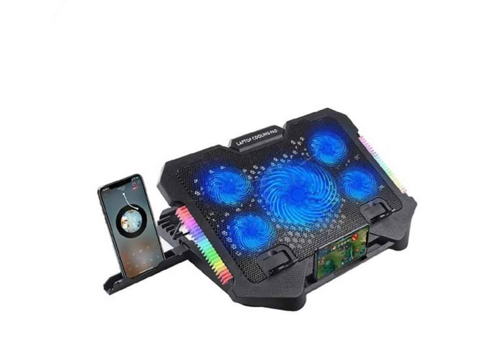 S500 RGB Laptop Gaming Cooling Pad 5 Fans