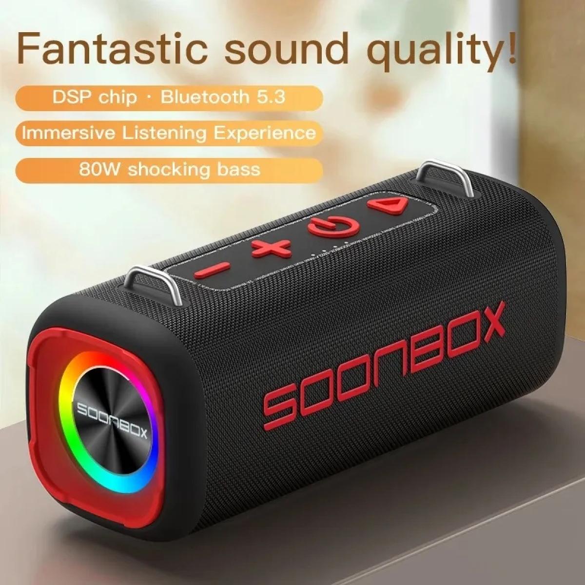 Soonbox wireless Bluetooth speaker for audio playback