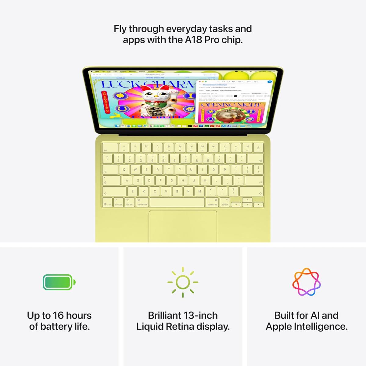 Apple MacBook 4K laptop for portable computing