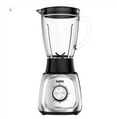 Sona Blender 600 W Silver 1.5 L 2 speeds Glass jar